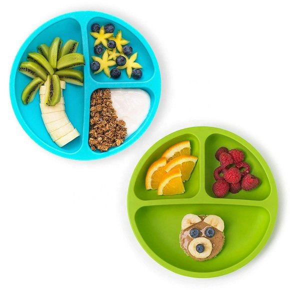 Toddler Dinnerware set / NEW PLATE/ Green - Picture 5 of 5